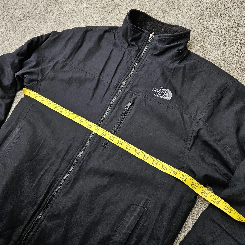 The North Face Summit Series Reversible Jacket Black Zip Up Coat Mens Size Small